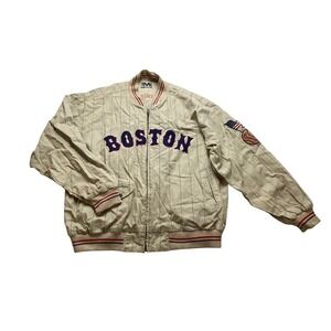 Vintage Mirage Boston Red Sox 1936 Cooperstown Collection Pinstripe Jacket XL